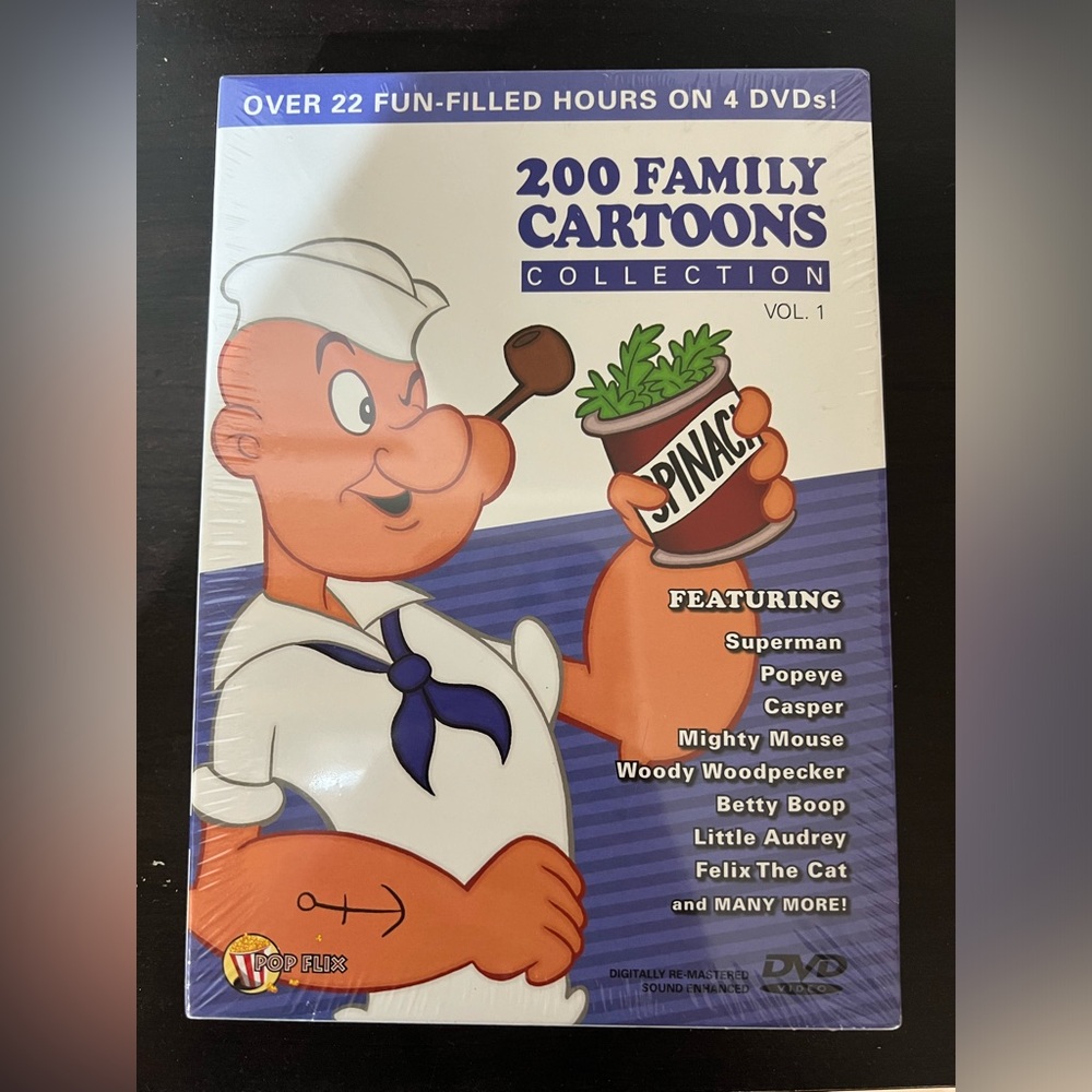 200 Family Cartoons Collection Vol. 1 DVD